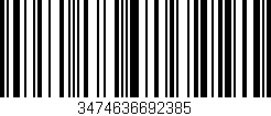 Código de barras (EAN, GTIN, SKU, ISBN): '3474636692385'