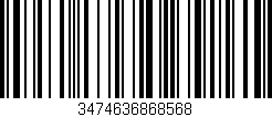 Código de barras (EAN, GTIN, SKU, ISBN): '3474636868568'