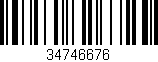 Código de barras (EAN, GTIN, SKU, ISBN): '34746676'