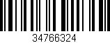 Código de barras (EAN, GTIN, SKU, ISBN): '34766324'