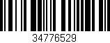Código de barras (EAN, GTIN, SKU, ISBN): '34776529'