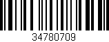 Código de barras (EAN, GTIN, SKU, ISBN): '34780709'