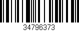 Código de barras (EAN, GTIN, SKU, ISBN): '34796373'