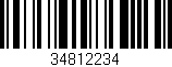 Código de barras (EAN, GTIN, SKU, ISBN): '34812234'