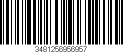 Código de barras (EAN, GTIN, SKU, ISBN): '3481256956957'