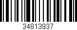 Código de barras (EAN, GTIN, SKU, ISBN): '34813937'