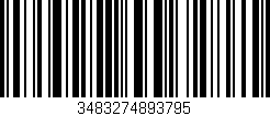 Código de barras (EAN, GTIN, SKU, ISBN): '3483274893795'