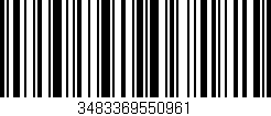 Código de barras (EAN, GTIN, SKU, ISBN): '3483369550961'