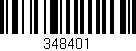 Código de barras (EAN, GTIN, SKU, ISBN): '348401'