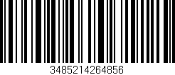 Código de barras (EAN, GTIN, SKU, ISBN): '3485214264856'
