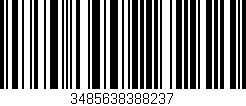 Código de barras (EAN, GTIN, SKU, ISBN): '3485638388237'