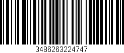 Código de barras (EAN, GTIN, SKU, ISBN): '3486263224747'
