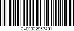 Código de barras (EAN, GTIN, SKU, ISBN): '3489032967401'