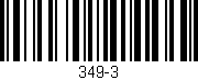 Código de barras (EAN, GTIN, SKU, ISBN): '349-3'