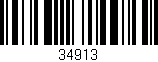 Código de barras (EAN, GTIN, SKU, ISBN): '34913'
