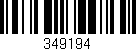 Código de barras (EAN, GTIN, SKU, ISBN): '349194'