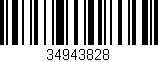 Código de barras (EAN, GTIN, SKU, ISBN): '34943828'