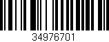 Código de barras (EAN, GTIN, SKU, ISBN): '34976701'