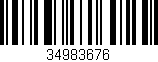 Código de barras (EAN, GTIN, SKU, ISBN): '34983676'