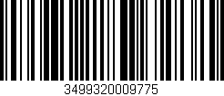 Código de barras (EAN, GTIN, SKU, ISBN): '3499320009775'