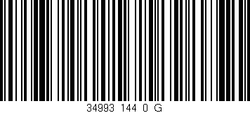 Código de barras (EAN, GTIN, SKU, ISBN): '34993_144_0_G'