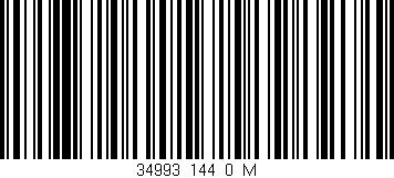 Código de barras (EAN, GTIN, SKU, ISBN): '34993_144_0_M'