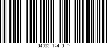 Código de barras (EAN, GTIN, SKU, ISBN): '34993_144_0_P'