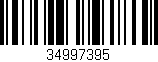 Código de barras (EAN, GTIN, SKU, ISBN): '34997395'