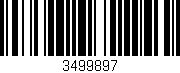 Código de barras (EAN, GTIN, SKU, ISBN): '3499897'