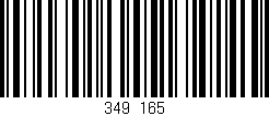 Código de barras (EAN, GTIN, SKU, ISBN): '349/165'