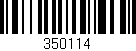 Código de barras (EAN, GTIN, SKU, ISBN): '350114'