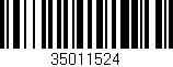 Código de barras (EAN, GTIN, SKU, ISBN): '35011524'