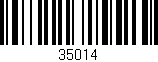 Código de barras (EAN, GTIN, SKU, ISBN): '35014'