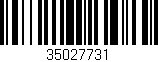 Código de barras (EAN, GTIN, SKU, ISBN): '35027731'