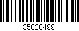 Código de barras (EAN, GTIN, SKU, ISBN): '35028499'
