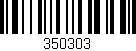 Código de barras (EAN, GTIN, SKU, ISBN): '350303'
