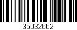 Código de barras (EAN, GTIN, SKU, ISBN): '35032662'