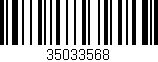 Código de barras (EAN, GTIN, SKU, ISBN): '35033568'
