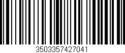 Código de barras (EAN, GTIN, SKU, ISBN): '3503357427041'