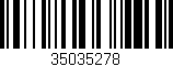 Código de barras (EAN, GTIN, SKU, ISBN): '35035278'
