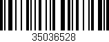 Código de barras (EAN, GTIN, SKU, ISBN): '35036528'