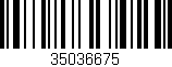 Código de barras (EAN, GTIN, SKU, ISBN): '35036675'