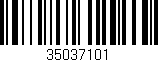Código de barras (EAN, GTIN, SKU, ISBN): '35037101'