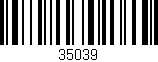 Código de barras (EAN, GTIN, SKU, ISBN): '35039'