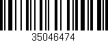 Código de barras (EAN, GTIN, SKU, ISBN): '35046474'