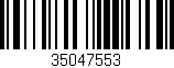 Código de barras (EAN, GTIN, SKU, ISBN): '35047553'