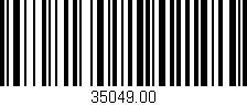 Código de barras (EAN, GTIN, SKU, ISBN): '35049.00'