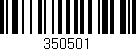 Código de barras (EAN, GTIN, SKU, ISBN): '350501'