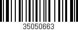 Código de barras (EAN, GTIN, SKU, ISBN): '35050663'