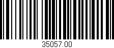 Código de barras (EAN, GTIN, SKU, ISBN): '35057.00'